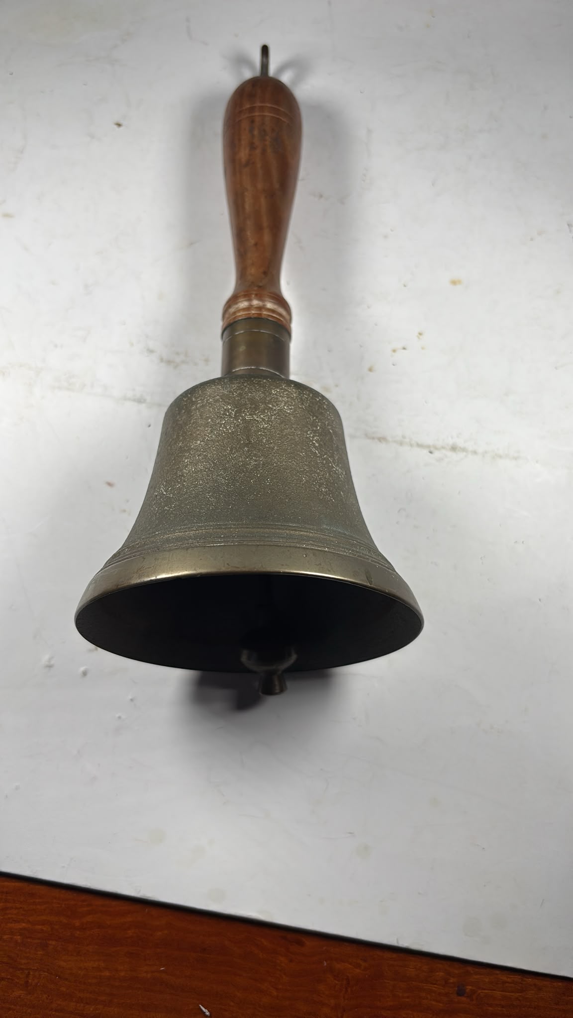 Image of Substantial bronze “school” bell