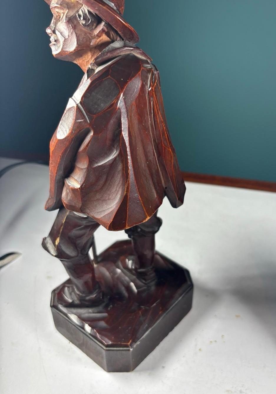 Image of Black Forest Wood Carving From 20th Century