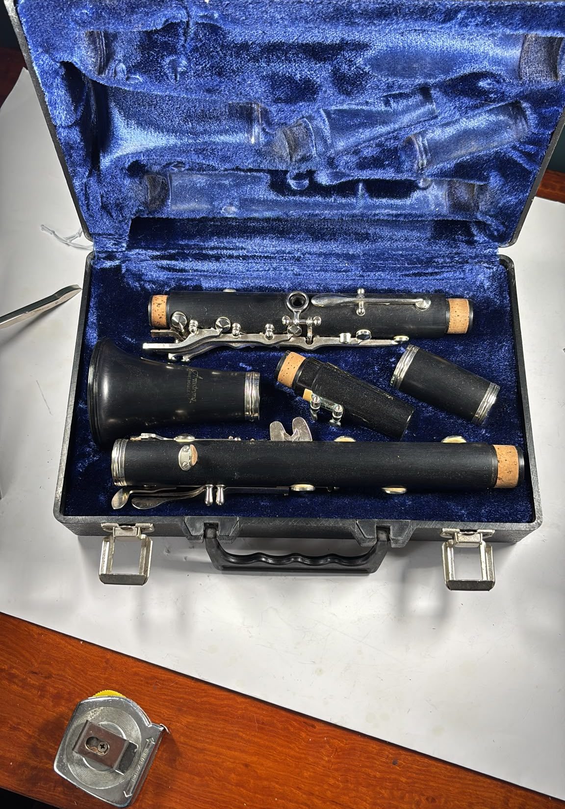 Image of Vintage clarinet from ARMSTRONG ELKHART of USA in its own case