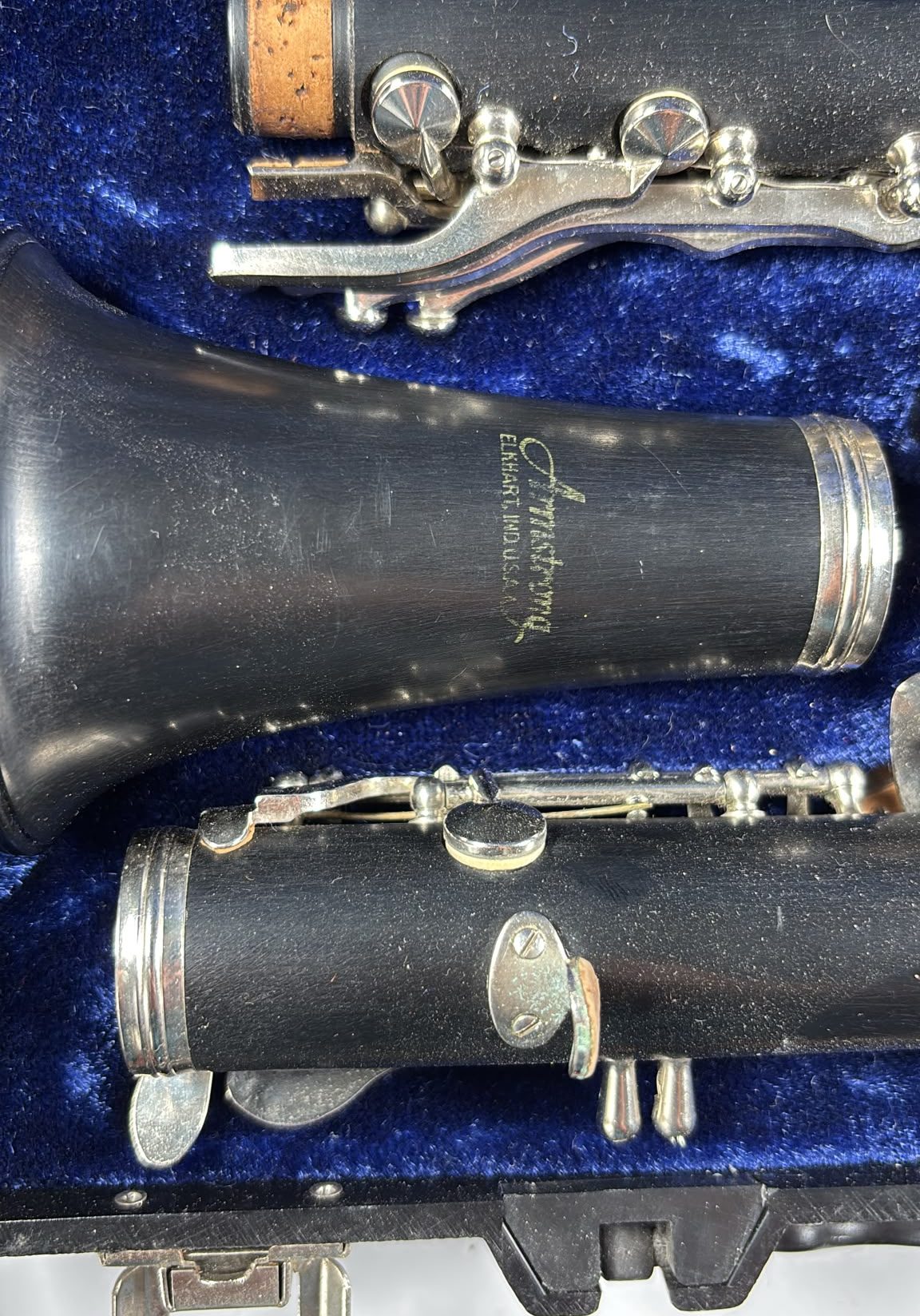 Image of Vintage clarinet from ARMSTRONG ELKHART of USA in its own case