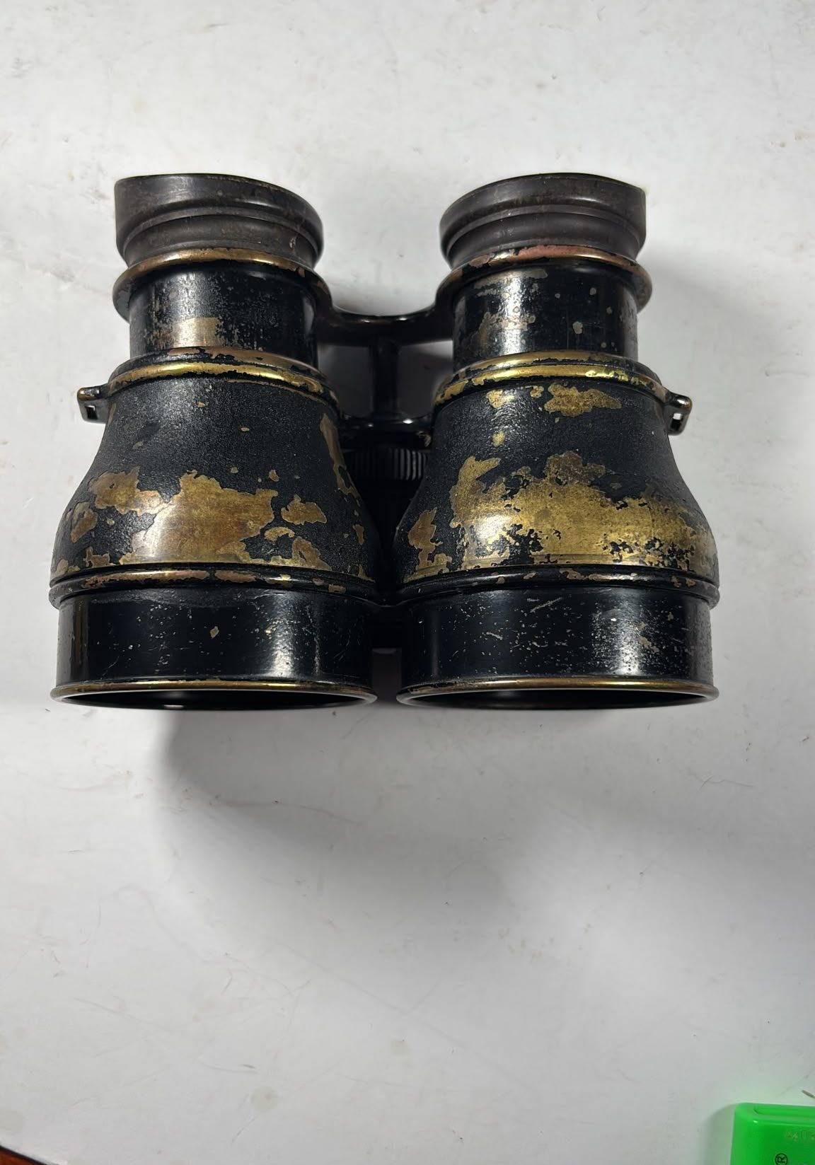 Image of Vintage, Heavy brass field glasses from approximately 1940