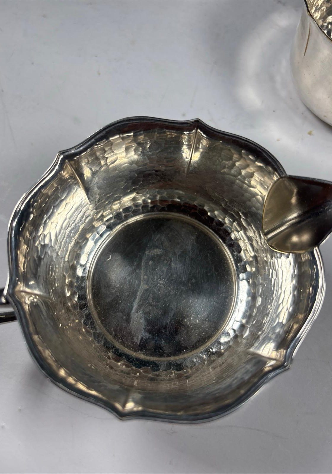 Image of Antique WMF Art Nouveau Set Of Milk And Sugar Bowls