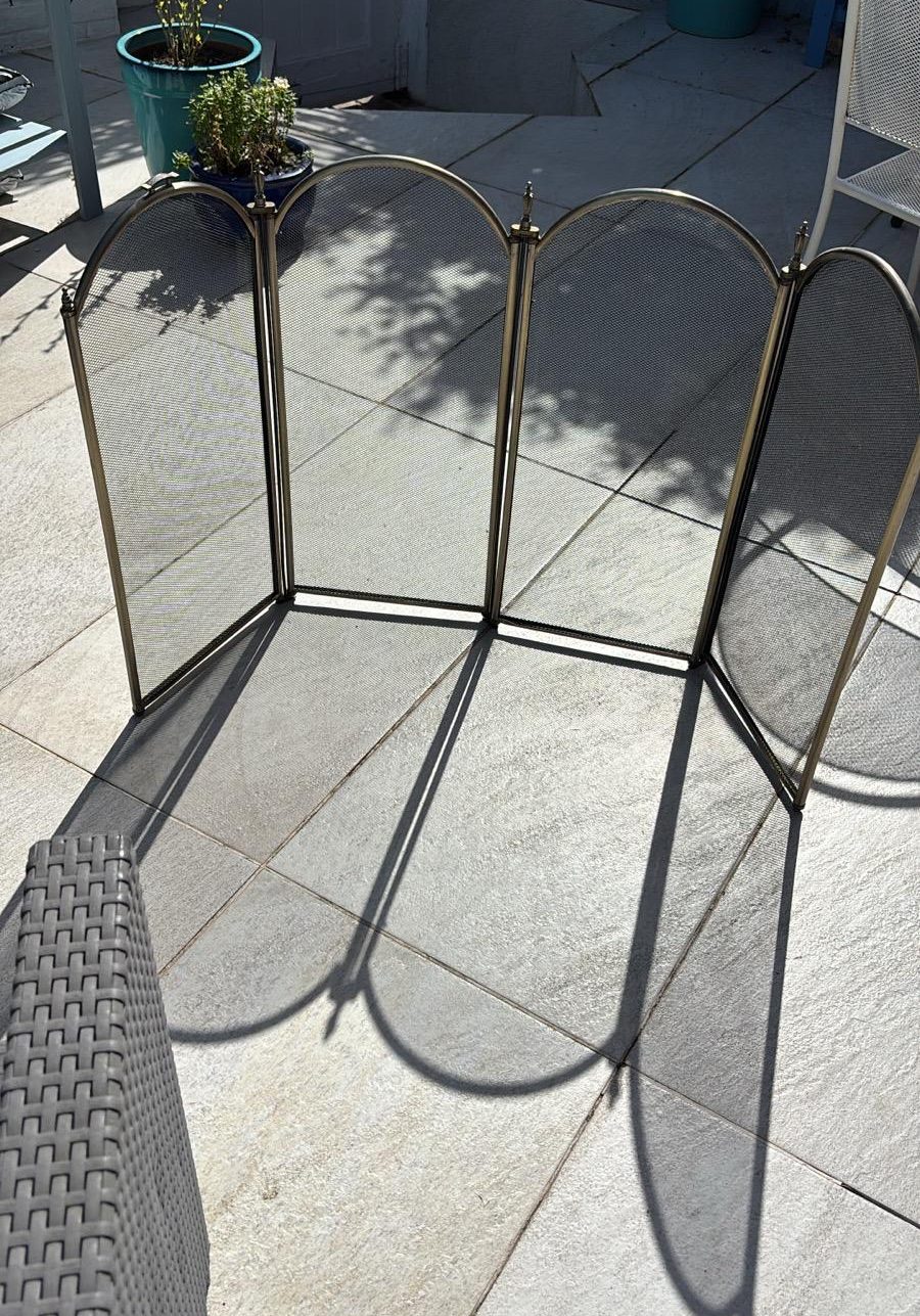 Image of brass spark guard from 1950s onwards