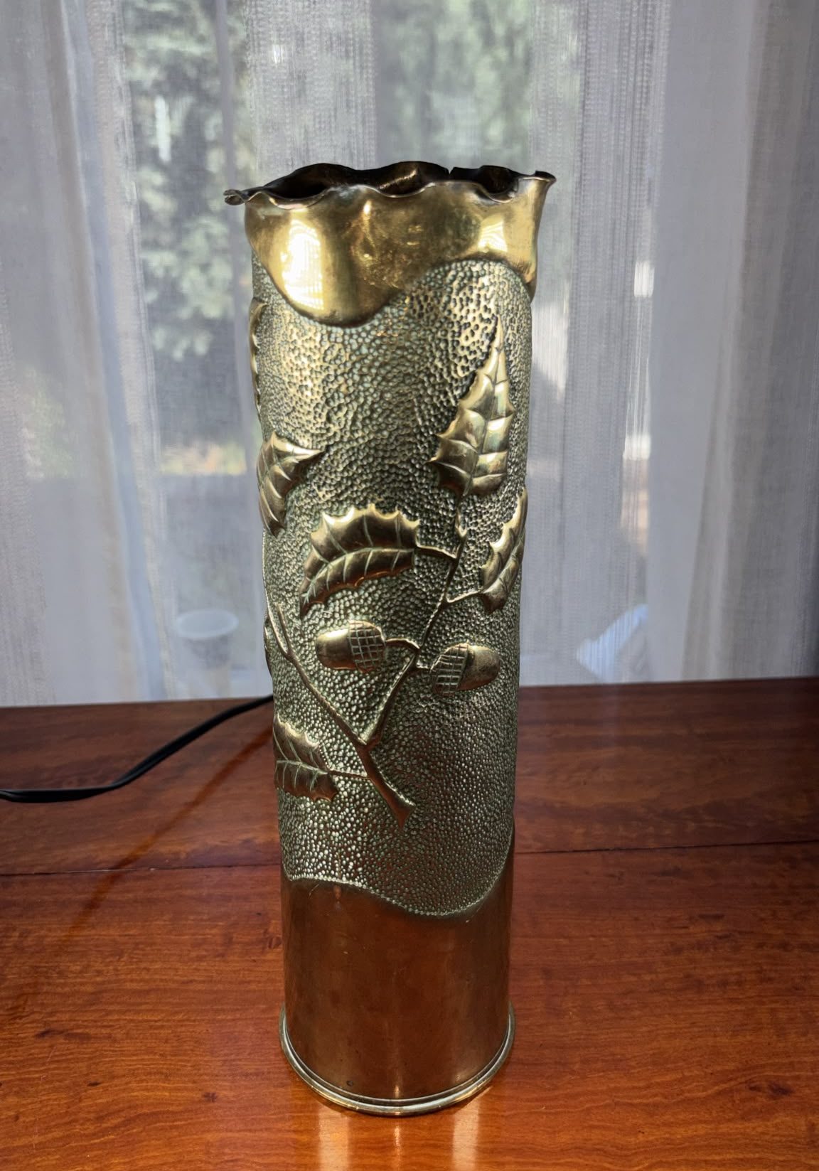 Image of A brass shell case from Rennes