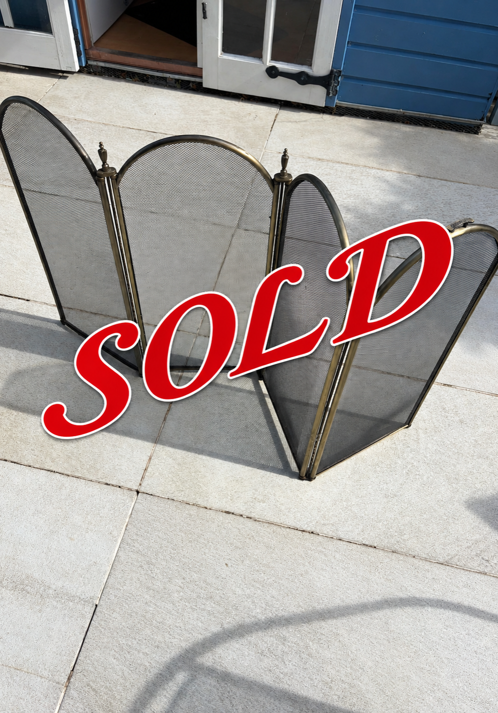 Image of SOLD Brass Fire Guard